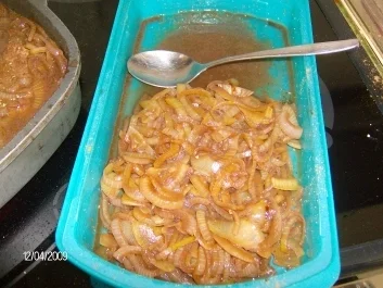Rezept: Zwiebelfleisch mit der besonderen Note Bild Nr. 8 Zwiebelfleisch mit der besonderen Note - Rezept - Bild Nr. 8
