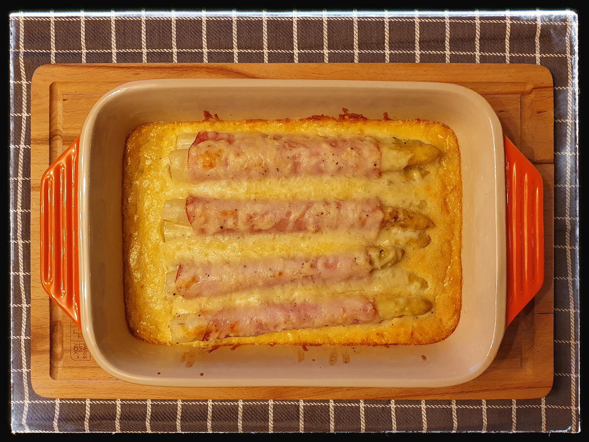 Spargel und Schinken gratiniert - Rezept - kochbar.de