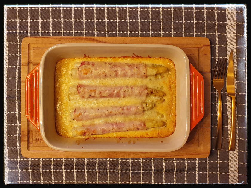 Spargel und Schinken gratiniert - Rezept - kochbar.de