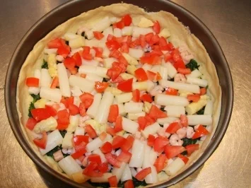 Spargeltorte mit Krabben - Rezept - Bild Nr. 2