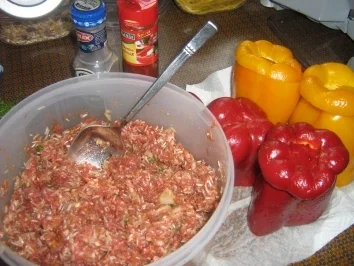 Rezept: gefüllte Paprika von Rosa Bild Nr. 3 gefüllte Paprika von Rosa - Rezept - Bild Nr. 3