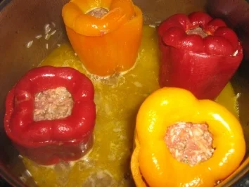 Rezept: gefüllte Paprika von Rosa Bild Nr. 4 gefüllte Paprika von Rosa - Rezept - Bild Nr. 4