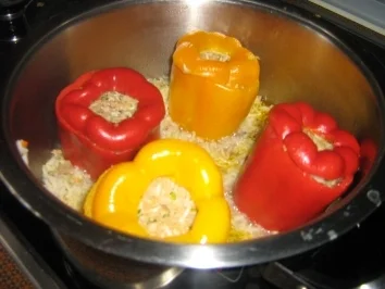 Rezept: gefüllte Paprika von Rosa Bild Nr. 5 gefüllte Paprika von Rosa - Rezept - Bild Nr. 5