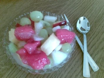 Obstsalat a lá Chantal - Rezept