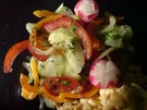 Farbiger Gurkensalat - Rezept