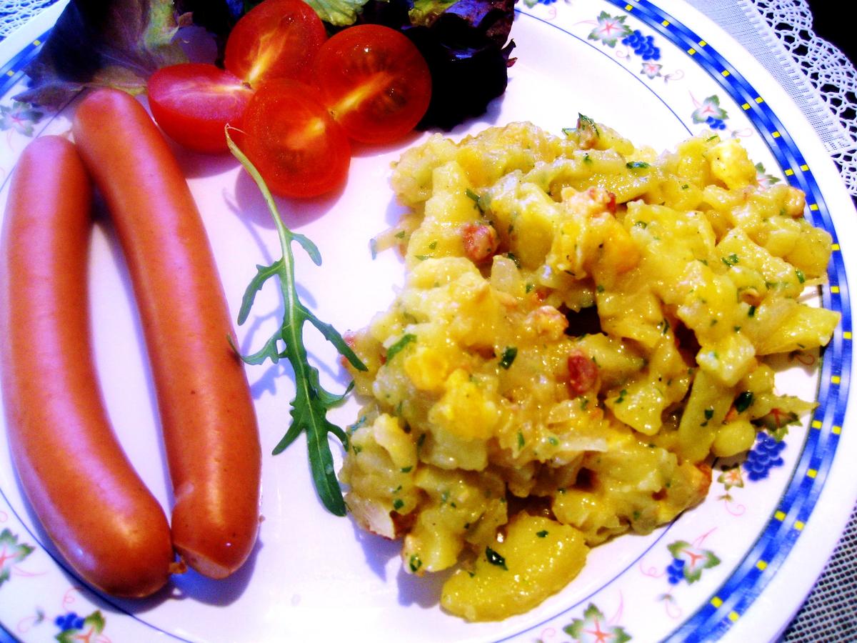 Kartoffelsalat mit Eigelb und Petersilie ... - Rezept - Bild Nr. 8296