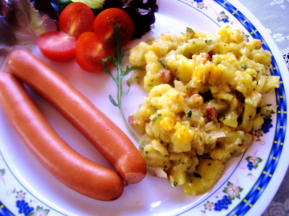 Kartoffelsalat mit Eigelb und Petersilie ... - Rezept - Bild Nr. 8298