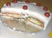 FISCH: Räucherlachs-Schichttorte - Rezept