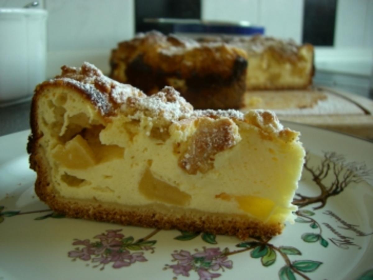 Torte :&amp;quot; Omas - Apfel - Quark - Torte &amp;quot; - Rezept - kochbar.de