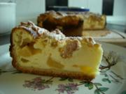 Torte :" Omas - Apfel - Quark - Torte " - Rezept