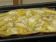 Mango-Avocado-Mozzarella-Pizza - Rezept