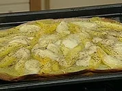 Mango-Avocado-Mozzarella-Pizza - Rezept