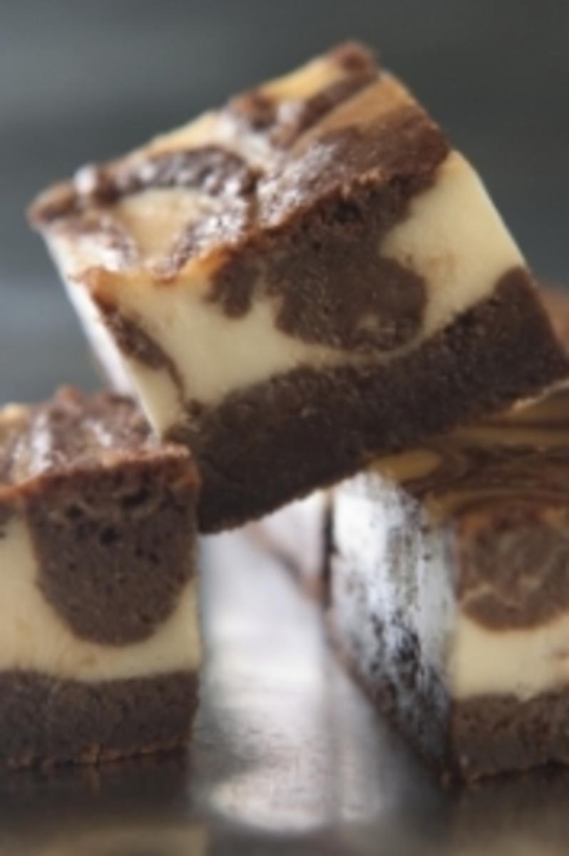 BROWNIES - Käse - Quark - Schokolade Brownies - Rezept