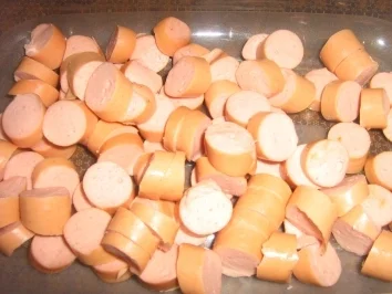 Rezept: Blumenkohlauflauf mit Wienerle Bild Nr. 4 Blumenkohlauflauf mit Wienerle - Rezept - Bild Nr. 4