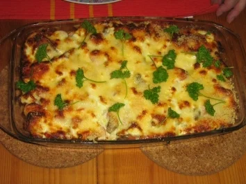 Rezept: Blumenkohlauflauf mit Wienerle Bild Nr. 9 Blumenkohlauflauf mit Wienerle - Rezept - Bild Nr. 9