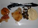Orangen-Feigen-Salat an Orangeneis und Schoko-Chilisoße - Rezept