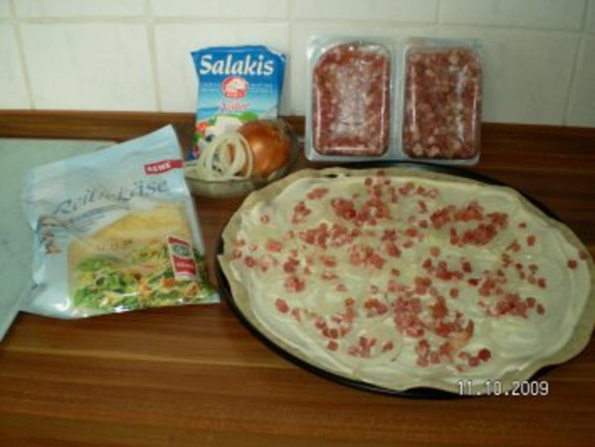 Flammkuchen mit Spargelstückchen - Rezept - Bild Nr. 2