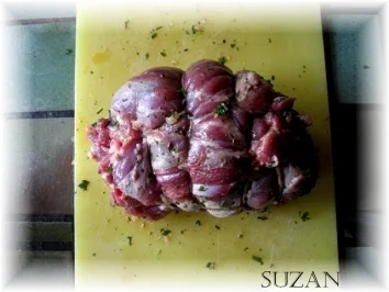 gefüllte Lammkeule aus dem Backofen - Rezept - Bild Nr. 3