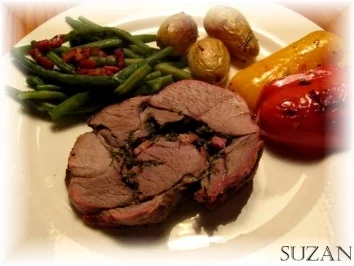 gefüllte Lammkeule aus dem Backofen - Rezept - Bild Nr. 5