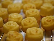 Mini Zitronen Blumen Kuchen - Rezept