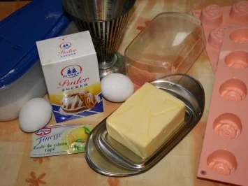 Mini Zitronen Blumen Kuchen - Rezept - Bild Nr. 2