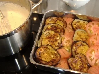 Rezept: Griechischer Kartoffel-Auberginenauflauf Bild Nr. 5 Griechischer Kartoffel-Auberginenauflauf - Rezept - Bild Nr. 5