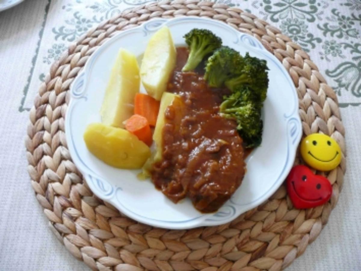 Rind : Schnitzel vom Rind in Rotweinsoße - Rezept - Bild Nr. 9