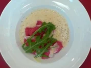 Rezept: Rote Gnocchi in Schalottensoße Rote Gnocchi in Schalottensoße - Rezept