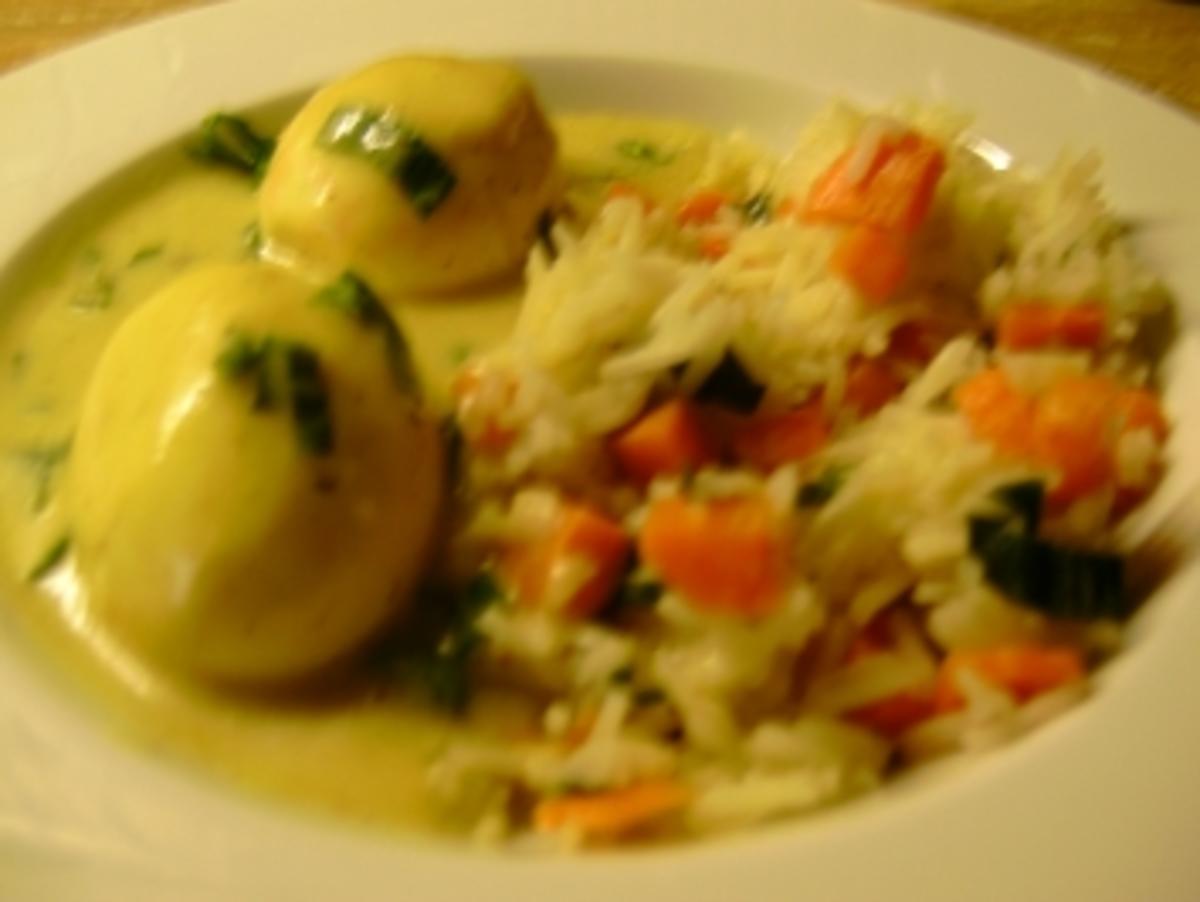 Eier in Bärlauchsoße - Rezept - Bild Nr. 3