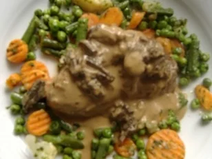 Rinderfilet mit Morchelrahm - Rezept