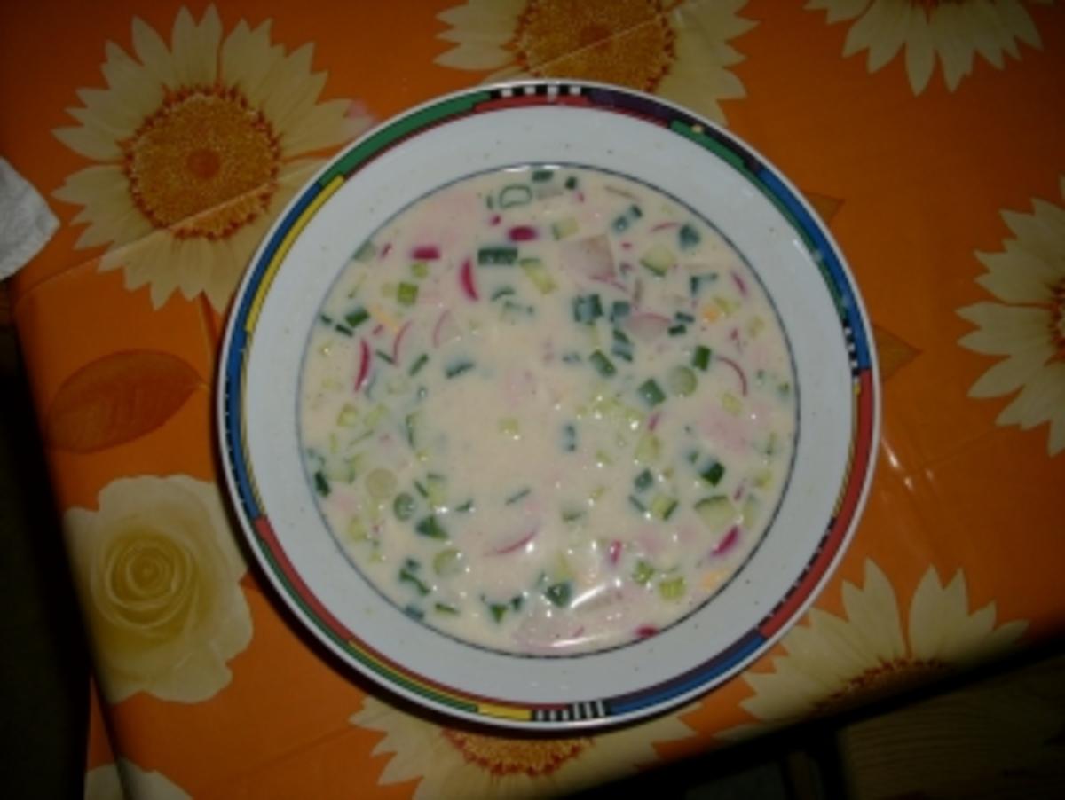 Bilder für Akroschka leckere, erfrischende Suppe aus der russischen Küche - Rezept