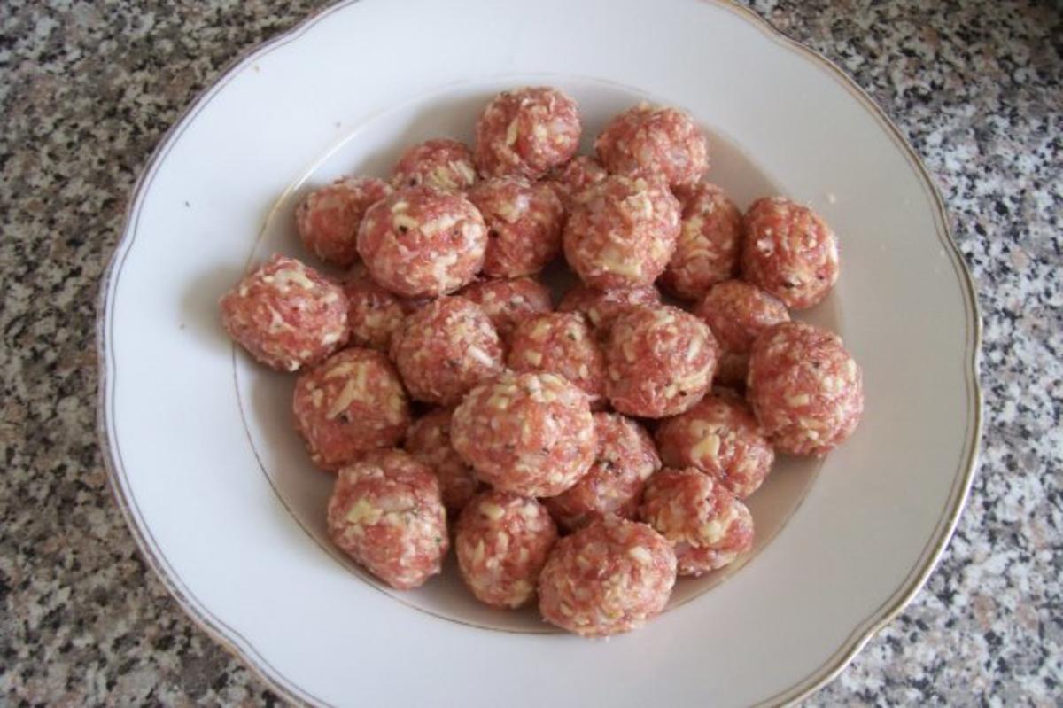 Meatballs mit Spaghetti - Rezept