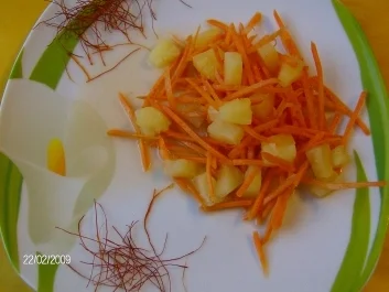 Karottensalat mit Ananas - Rezept