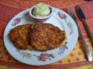 rez. kl. Mahlz. - Möhren - Kartoffelpuffer mit Avocadocreme - Rezept