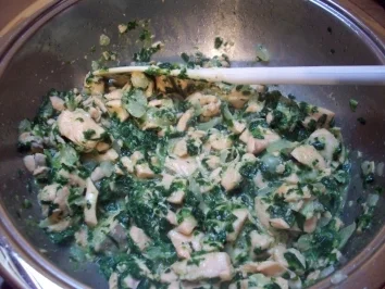 Lachs-Spinat mit Pasta - Rezept - Bild Nr. 3