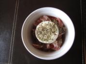 Ziegenkäse unter Blätterteighaube - Rezept
