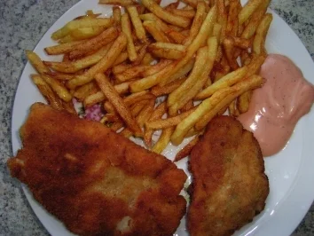 Putenschnitzel paniert Didas Art - Rezept