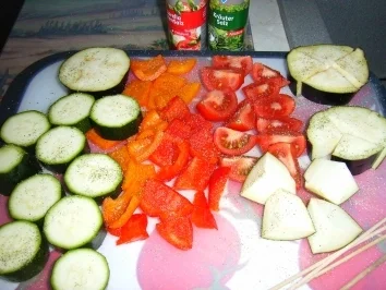 Rezept: Grillspieß "Europas Gemüsegarten" Bild Nr. 3 Grillspieß "Europas Gemüsegarten" - Rezept - Bild Nr. 3