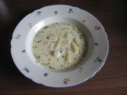 Weisse Gold Suppe (Spagelcremesuppe) - Rezept