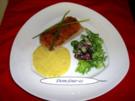 Heilbuttfilet mit Roterzwiebelkruste - Rezept
