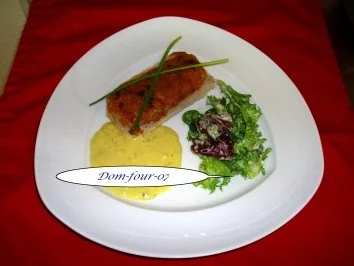 Rezept: Heilbuttfilet mit Roterzwiebelkruste Bild Nr. 2 Heilbuttfilet mit Roterzwiebelkruste - Rezept - Bild Nr. 2
