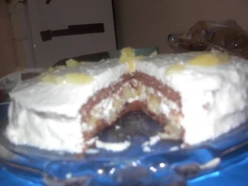 Rezept: Ananas-Kokosjoghurt-Torte Ananas-Kokosjoghurt-Torte - Rezept