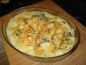 Rezept: Brokkoli-Schinken-Gratin Bild Nr. 2 Brokkoli-Schinken-Gratin - Rezept - Bild Nr. 2