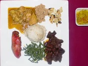 Surinaamse Reijstafel mit Huhn und Fisch - Rezept - Bild Nr. 9