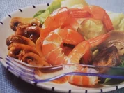 Lauwarmer Salat mit Langschwanzkrebsen - Rezept