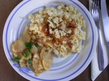 Rezept: Käsknöpfle Didas Art Käsknöpfle Didas Art - Rezept