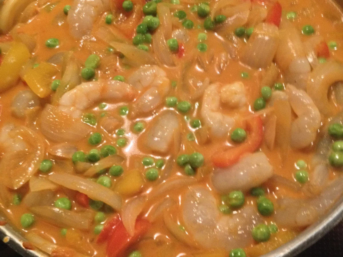 Rezept: Garnelen in Kokosmilch Bild Nr. 1594 Garnelen in Kokosmilch - Rezept - Bild Nr. 1594