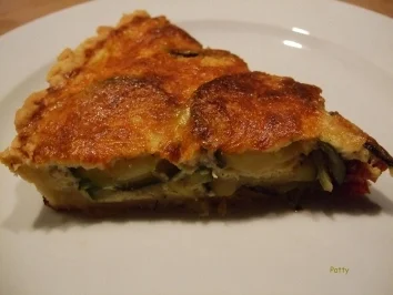 Zucchini-Tomaten-Quiche - Rezept - Bild Nr. 2