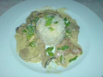 Filet in Frischkäse-Rahmsauce - Rezept