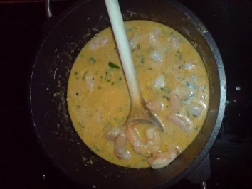 Rezept: Scharfes Garnelencurry mit Kokos Bild Nr. 2 Scharfes Garnelencurry mit Kokos - Rezept - Bild Nr. 2